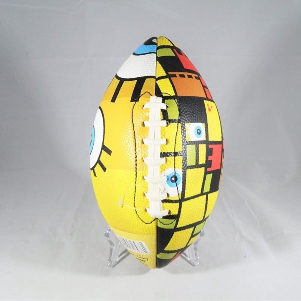 2009 Franklin Spongebob Mosiac Mini Football 8.5" Inches Highly Collectible